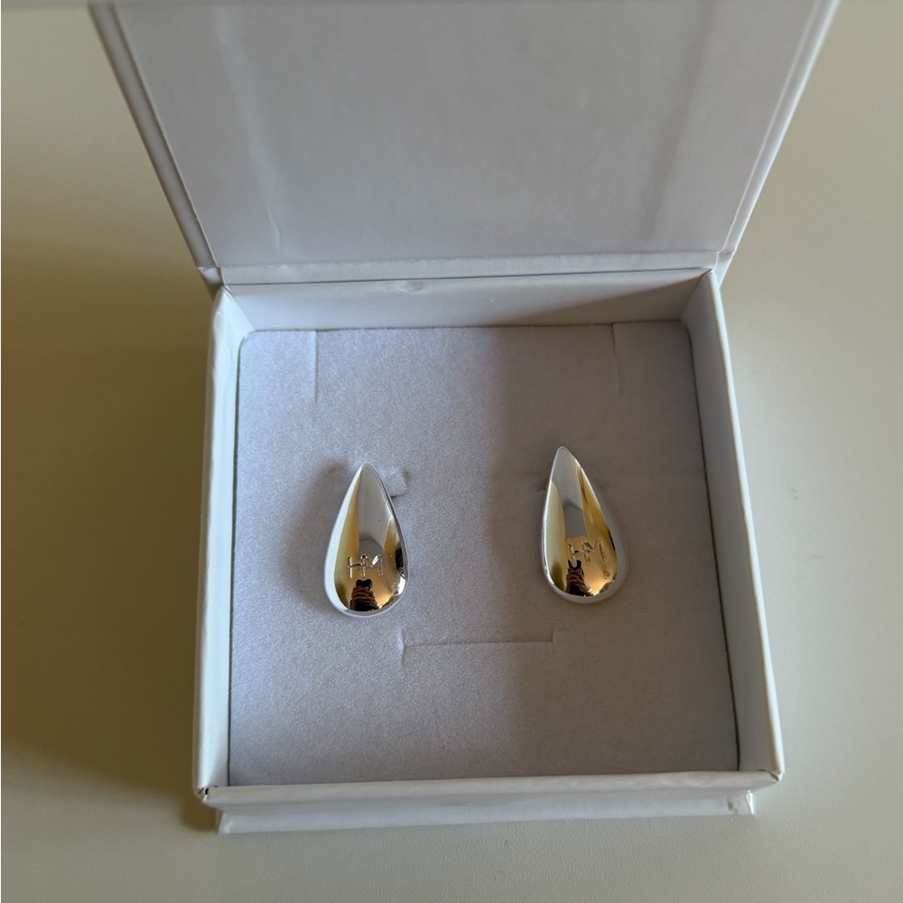Heaven Mayhem Raindrop Silver Earrings